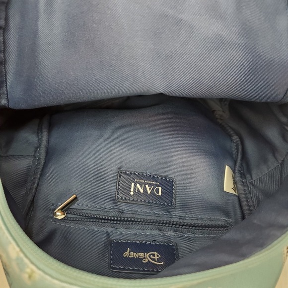 Dani‎ by Danielle Nicole Disney Princess Cinderella Teal Dark Blue Mini Backpack - Picture 11 of 11